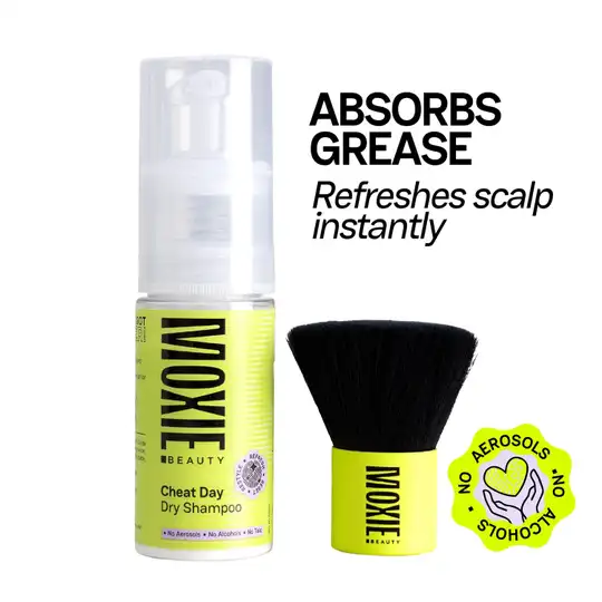 Moxie Beauty Cheat Day Dry Shampoo & Brush Duo (2 Pcs)