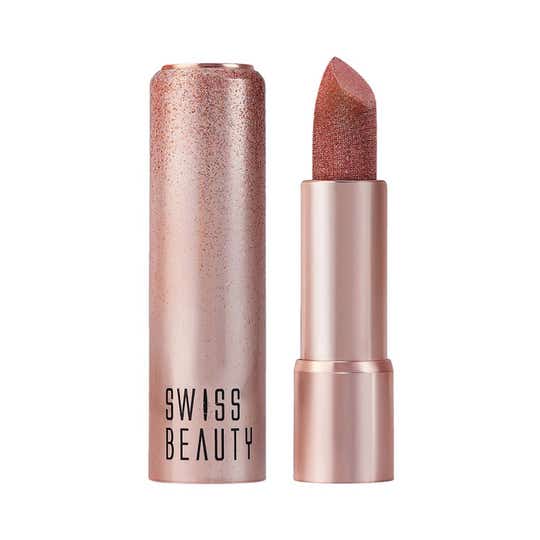 Swiss Beauty More Than Glitter Lipstick - Sparkle Gold (3 g)