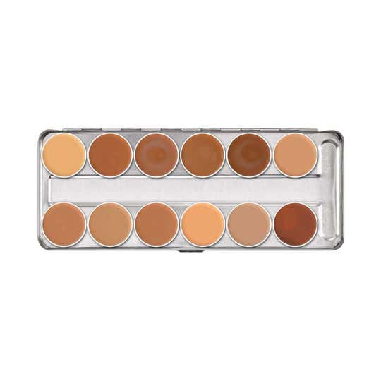 KRYOLAN Supracolor Palette 12 Colors - Delhi1 (40 ml)