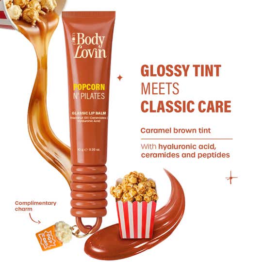 Plum BodyLovin' Popcorn N' Pilates Glassic Lip Balm (10 g)