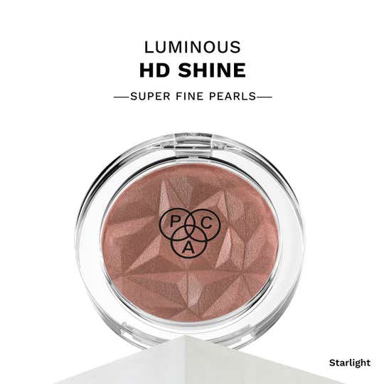 PAC Killer Glow Powder Highlighter Micro Pearls Rose Gold Luminous HD Shine - Starlight (8.11 g)