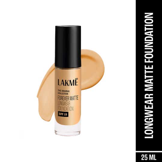 Lakme Forever Matte Longwear Foundation - Warm Creme (25 ml)