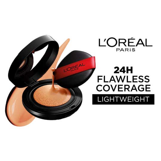 L'Oreal Paris Infallible Cushion Foundation 24Hr Full Coverage Glass-Skin Finish - ShadeW260 (11 g)