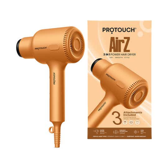 Protouch AirZ 3-in-1 Power Hair Dryer- Orange