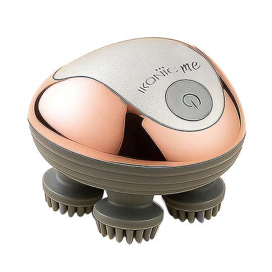 Ikonic Me Zen Electric Scalp Massager - Pearl White & Chrome