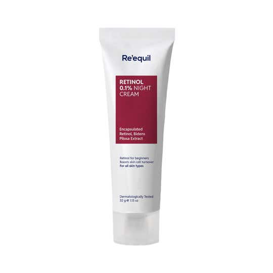 Re'equil 0.1% Retinol Night Cream for Wrinkles & Skin Tightening (32 g)