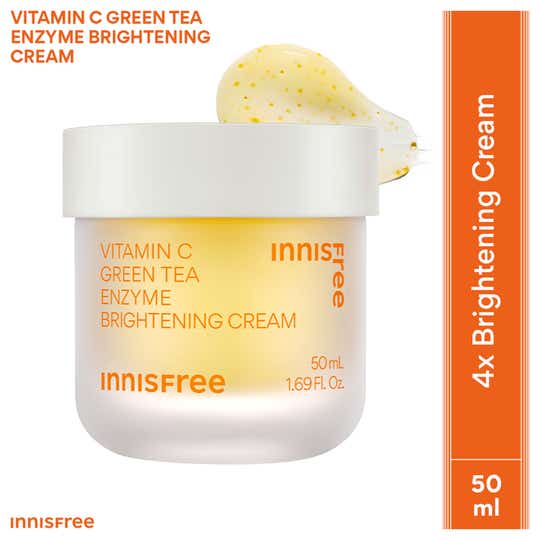 Innisfree Vitamin C Green Tea Brightening Cream –  Evens Skin Tone (50 ml)