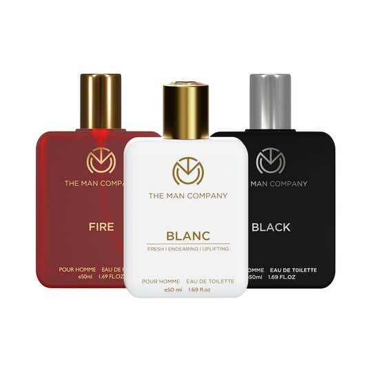 The Man Company Eau De Toilette Trio - Fire + Blanc + Black (3 pcs)