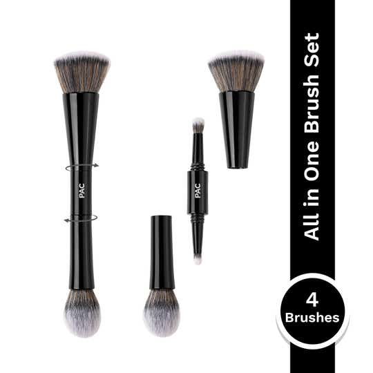 PAC All in One Makeup Brush Set (4 pcs)