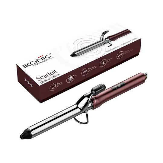 Ikonic Professional Curling Tong 2.0- 28mm Hair Curler, Scarlett Limited Edition