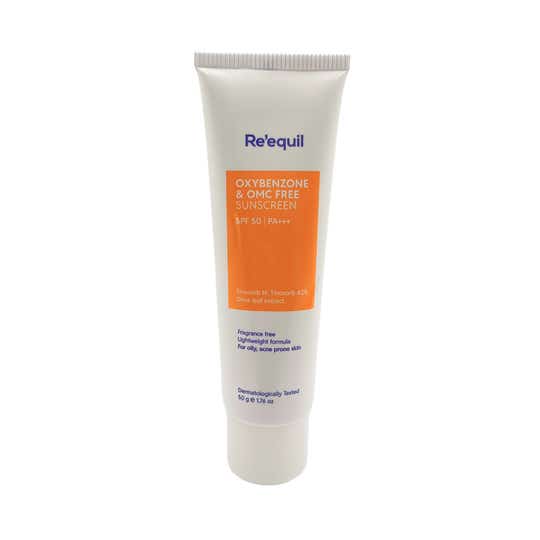 Re'equil Oxybenzone & OMC Free Sunscreen SPF 50 (50g)