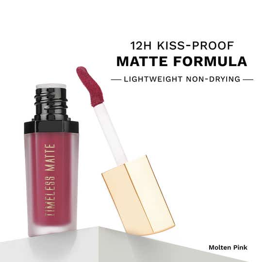 PAC Timeless Matte Mini 12H Longlasting Rich Pigment Smudgeproof - Molten Pink (3 ml)