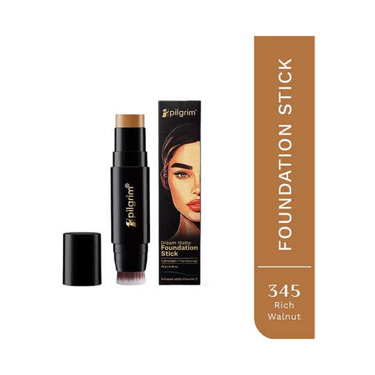 Pilgrim Dream Matte Foundation Stick - 345 Rich Walnut (10 g)