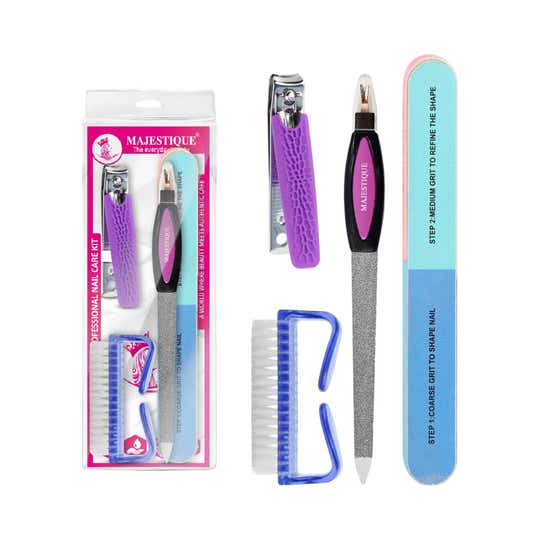 Majestique Professional Nail Care & Manicure Kit (4 pcs)
