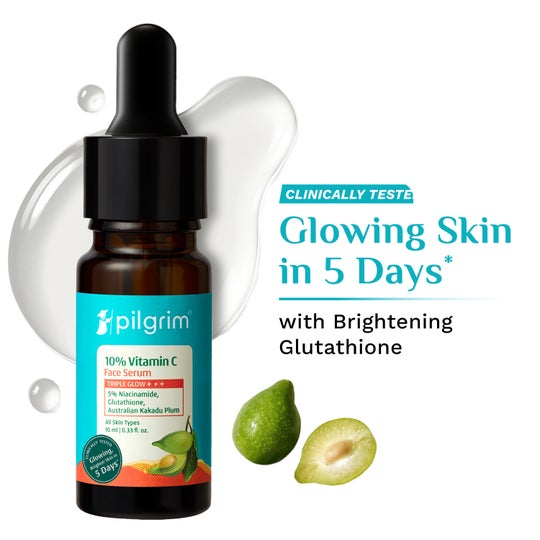 Pilgrim 10% Vitamin C Face Serum For Daily Brightness (10 ml)