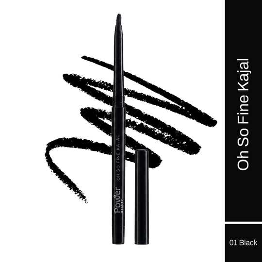Power Beauty Oh So Fine Kajal - Black 01 (0.3 g)