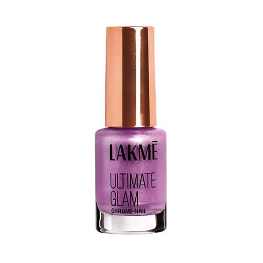 Lakme Ultimate Glam Chrome Nail Paint - Fuschia (6 ml)