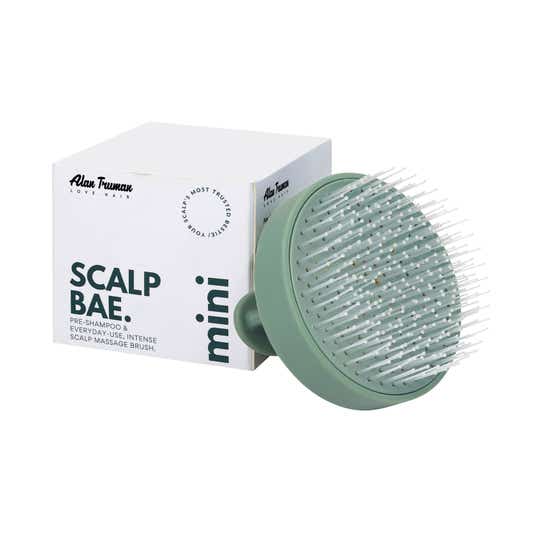 Alan Truman Mini Scalp Bae Shampoo & Massage Brush - Green