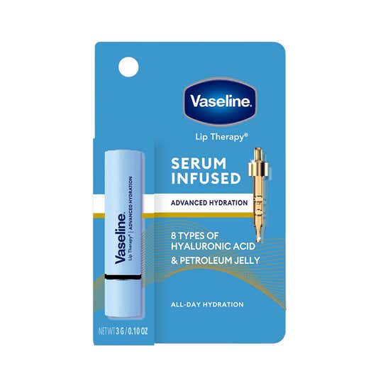 Vaseline Lip Therapy Serum Infused Advanced Hydration Lip Balm with HA & Petroleum Jelly (3 g)