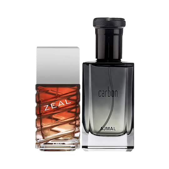 AJMAL Zeal Eau De Parfum And Carbon Eau De Parfum (2Pc)