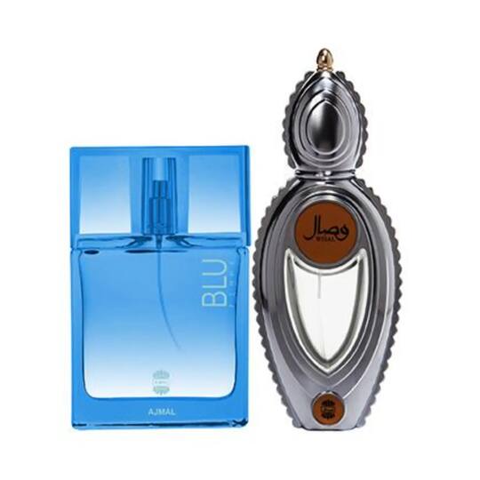 AJMAL Blu Femme Eau De Parfum And Wisal Eau De Parfum (2Pc)