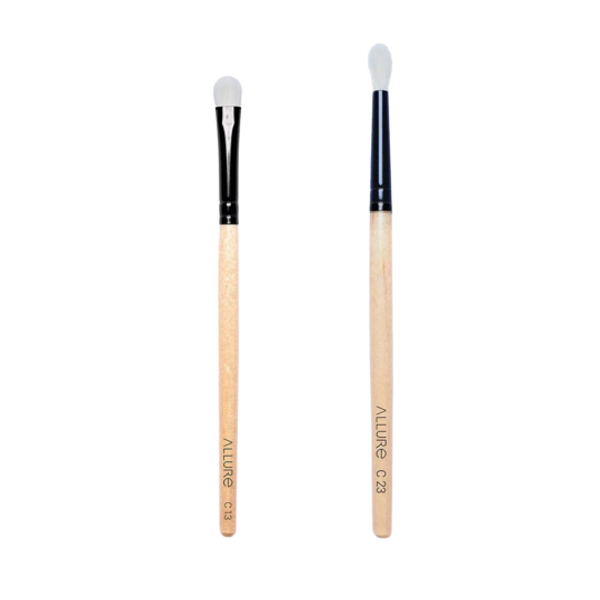 Allure Classic Eyeshadow and Eye Brush : C-13 & C23 - (2pcs)