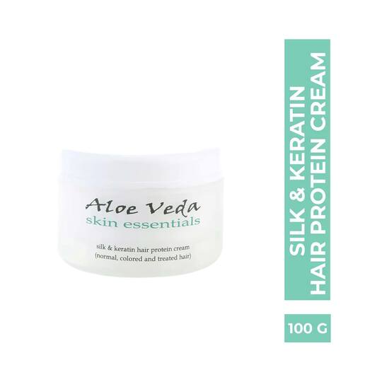 Aloe Veda Silk & Keratin Hair Protein Cream (100g)