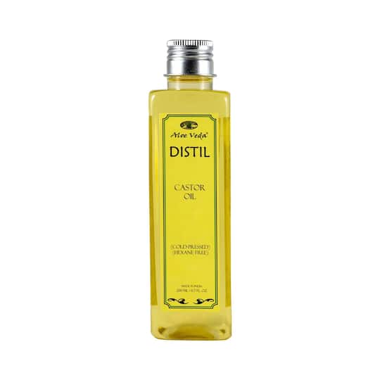 Aloe Veda Distil Cold Pressed Castor Oil (200ml)
