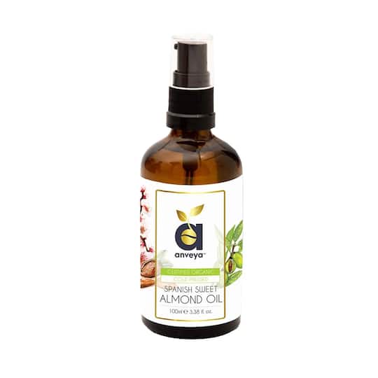 Anveya Spanish Cold Pressed Organic Sweet Almond Oil (100ml)