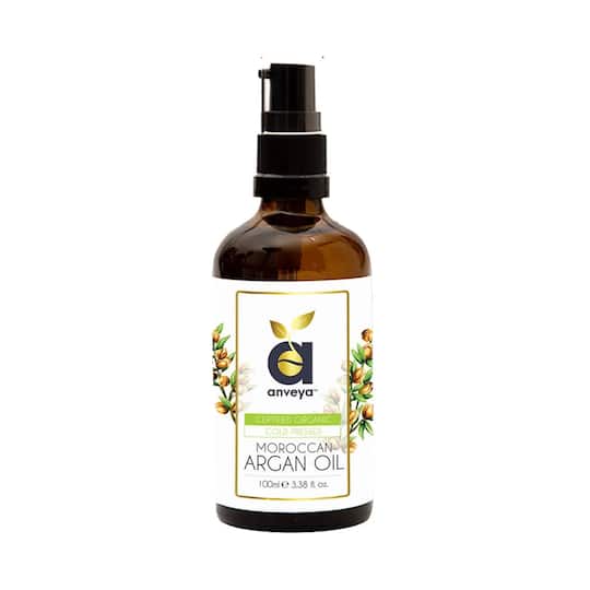 Anveya Cold Pressed Organic Moroccan Argan Oil (100ml)