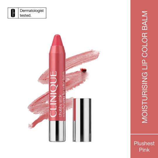 Clinique Chubby Stick Moisturizing Lip Color Balm - Plushest Pink (3 g)