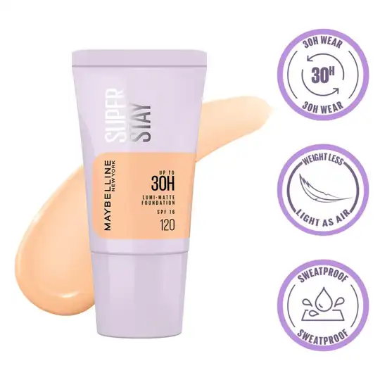 Maybelline New York Super Stay Lumi Matte Liquid Foundation - 120 (18 ml)