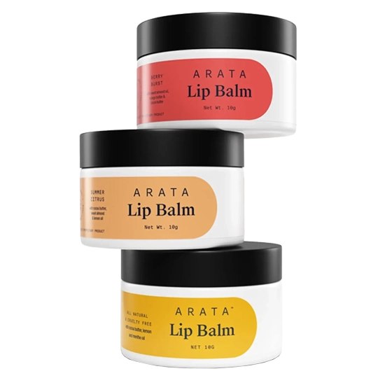 Arata Moisturizing Lip Care Set (3Pcs)