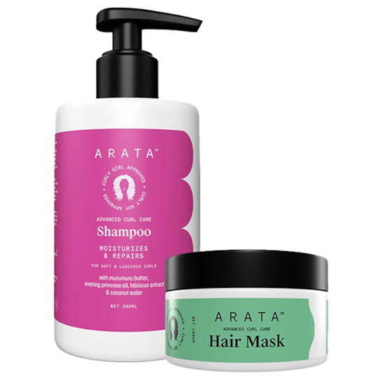 Arata Advanced Curl Care Hair Shampoo & Mask (2Pcs)