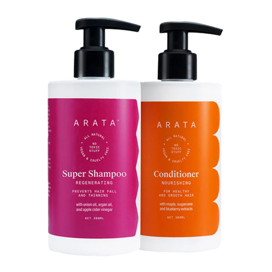 Arata Hair Fall Control Super Shampoo And Conditioner Combo (2Pcs)