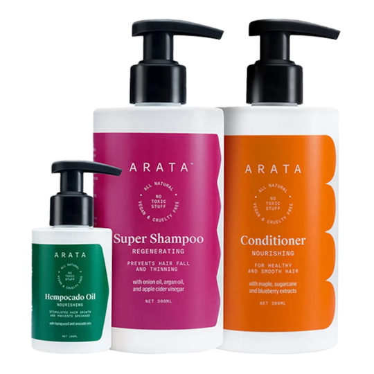 Arata Intensive Hair Fall Control Kit (3Pcs)