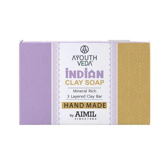 Ayouthveda Handmade Indian Clay Soap (100g)