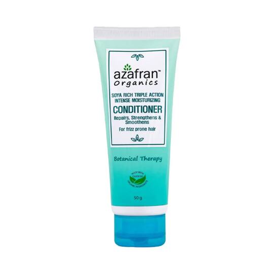 Azafran Organics Soya Rich Triple Action Intense Moisturizing Conditioner (50g)