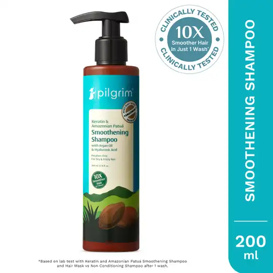 Pilgrim Advanced Patua & Keratin Smoothening Shampoo (200ml)