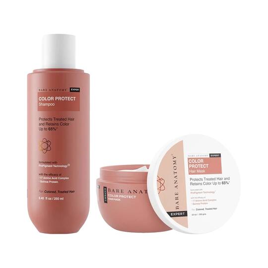 Bare Anatomy Color Protecting Fall Shampoo and Mask Combo (250ml+250g)