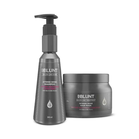 BBlunt Intense Shine Combo (Shampoo + Hair Mask) Combo