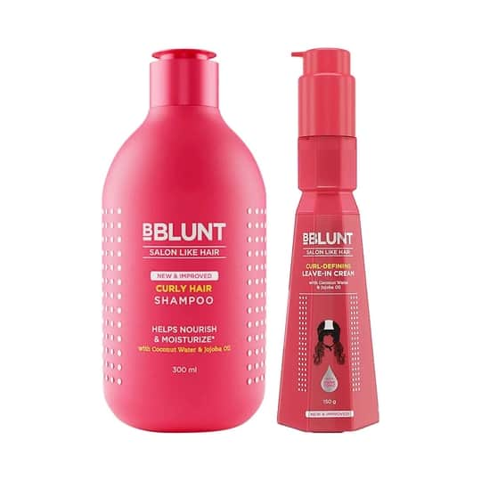 BBlunt Curly Hair BFFs (Shampoo + Leave-in Cream) Combo