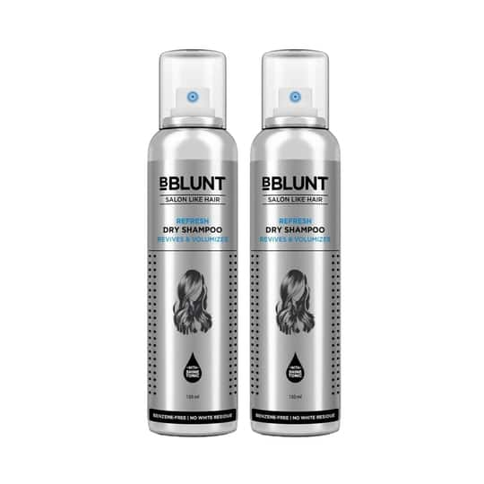 BBlunt Refresh Dry Shampoo Pack of 2 - (150 ml X 2)