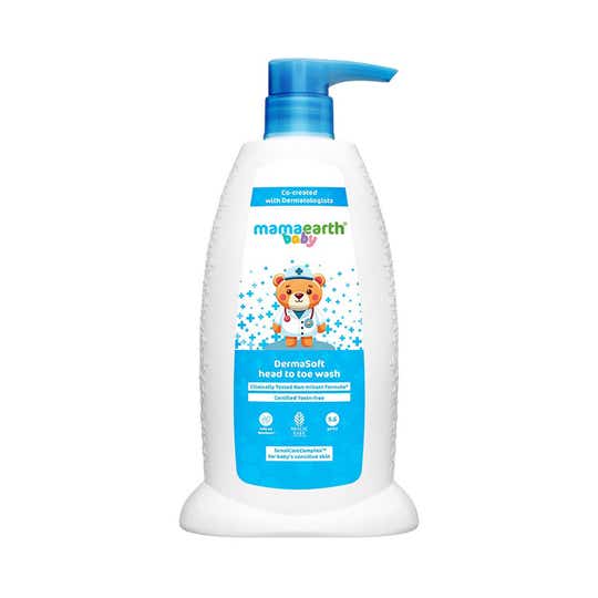 Mamaearth Baby DermaSoft Head To Toe Wash (250 ml)
