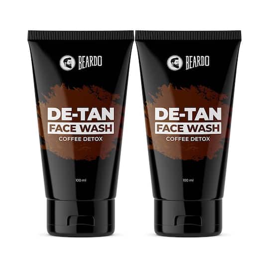 Beardo De-Tan Facewash For Men (100 ml) Combo Pack of 2