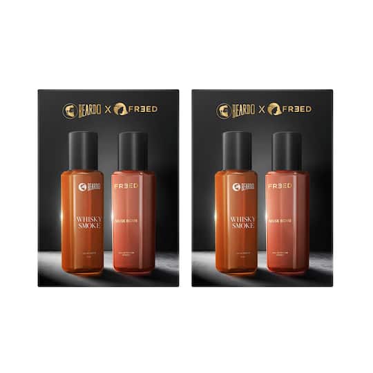 Beardo Men Whisky Smoke And Freed Musk Bomb Fragrance Combo