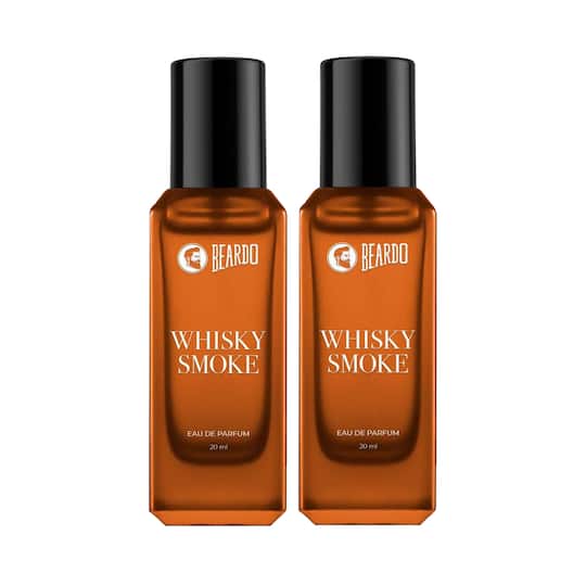 Beardo Whisky Smoke Perfume for Men, Spicy, Woody - Oudh (20 ml) Combo