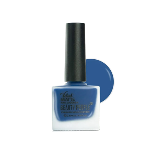 Beauty People Velvet Matte Nail Polish Matte Me Navy 372 (9.9ml)