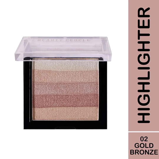 Beauty People Brick Highlighter & Blush Shade 02 (7gm)