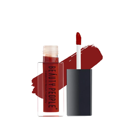 Beauty People Matte Lucious Liquid Lip Color red Hawtt L18